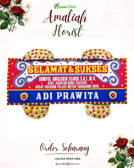 Papan Bunga Ucapan Selamat Sawit
